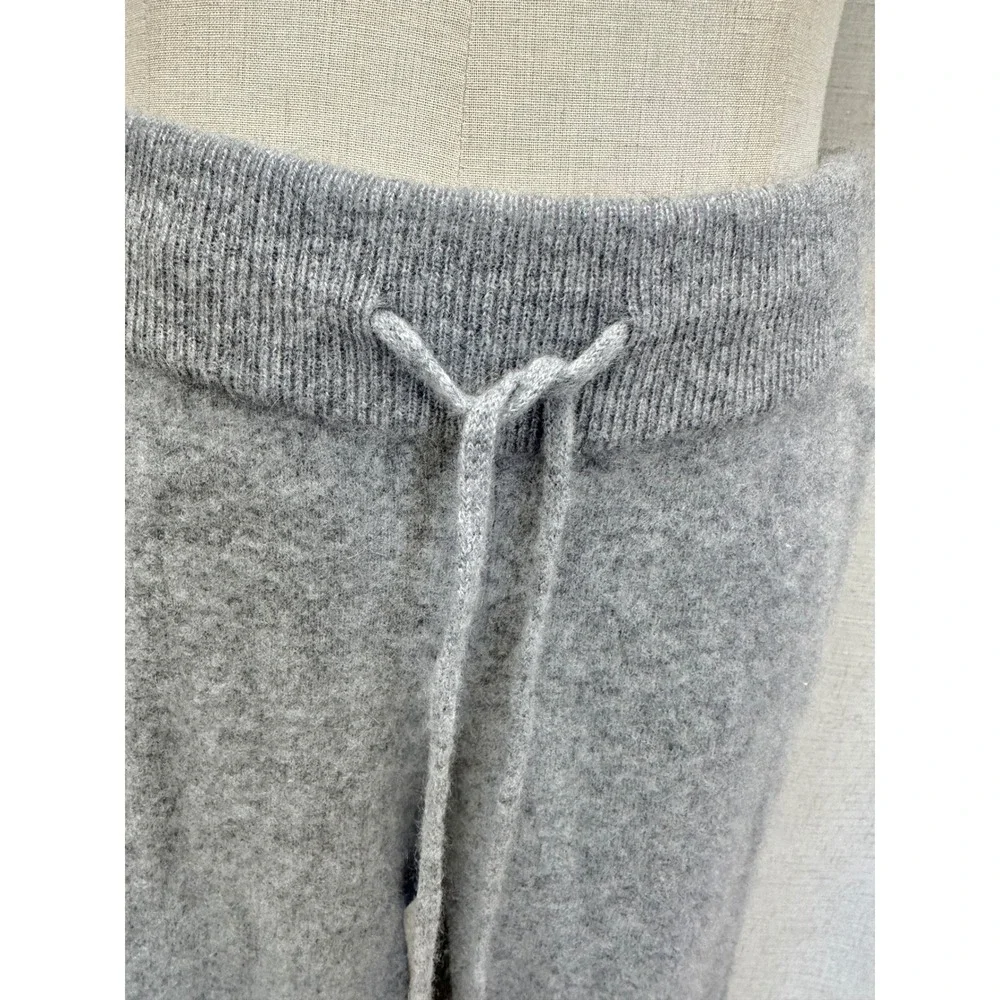 Quince Grey Cashmere Straight Leg‎ Pants Size XL Lounge Minimalist Luxury